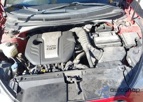 2014 Hyundai Veloster Turbo W/Black из США, поврежденный, VIN KMHTC6AE7EU196774